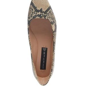 Steven by Steve Madden Bantry Snakeskin Flats 8M